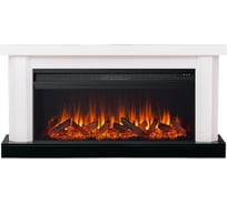 Каминокомплект ELEKAM nelson с очагом pulsar 60 белый с черным 100114