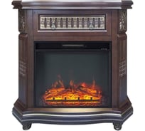 Каминокомплект InterFlame Джессика Фотон 23 LED F/X венге золотой патиной с Foton23 венге ЗП