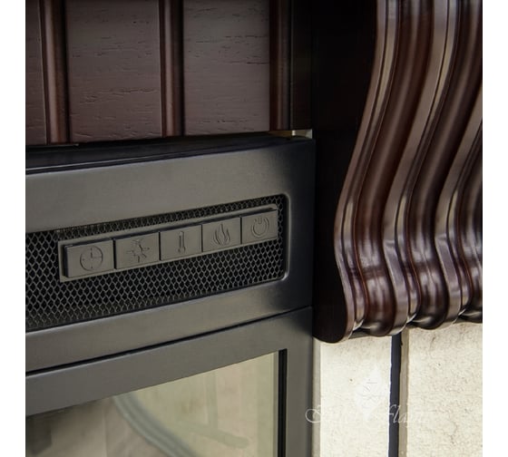 Каминокомплект InterFlame Экстер ЕС с Pan 25 Led F/X темный дуб