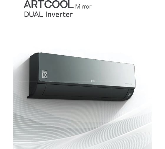 Инверторная сплит система LG ARTCOOL Mirror DUAL Inverter AC12BK.NSJR/AC12BK.UA3R
