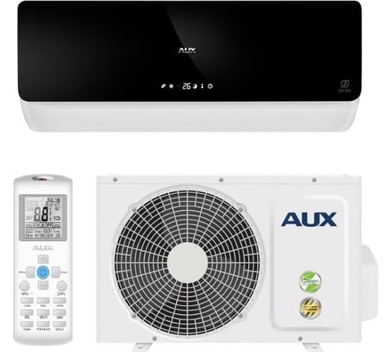 Настенный кондиционер AUX ASW-H12B4/FJ-BR1 + AS-H12B4/FJ-R1, черный X-00009092,X-00009074 1