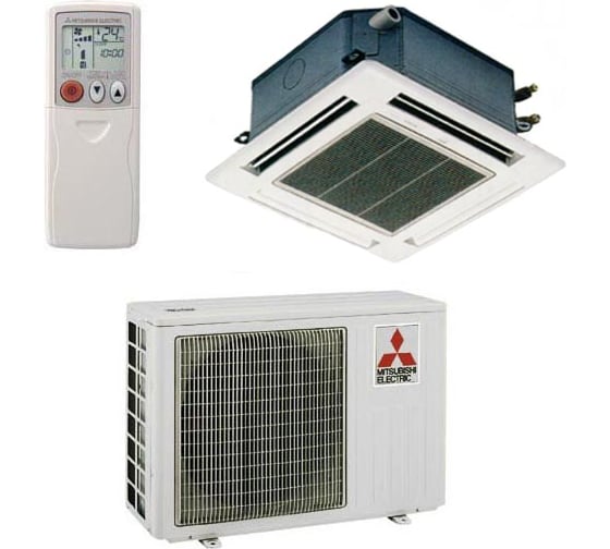 Mitsubishi Electric SLZ-KA25VAL + SLP-2ALW/SUZ-KA25VA кассетный кондиционер