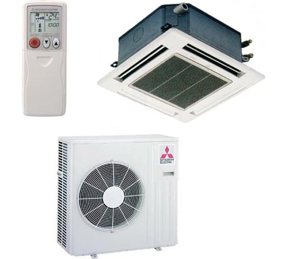 Mitsubishi Electric SLZ-KA50VAL + SLP-2ALW/MUZ-GE50VA кассетный кондиционер
