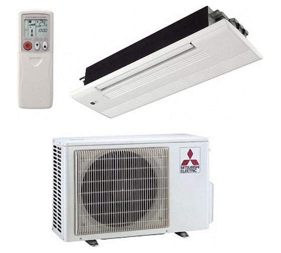 Mitsubishi Electric MLZ-KA35VA + MLP-440W/MUZ-GE35VA кассетный кондиционер
