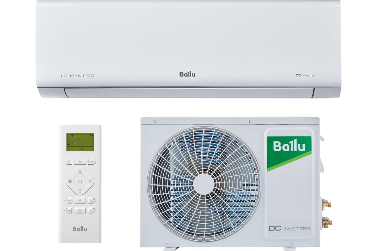 Кондиционер Сплит-система инверторного типа Ballu iGreen Pro DC BSAGI ...
