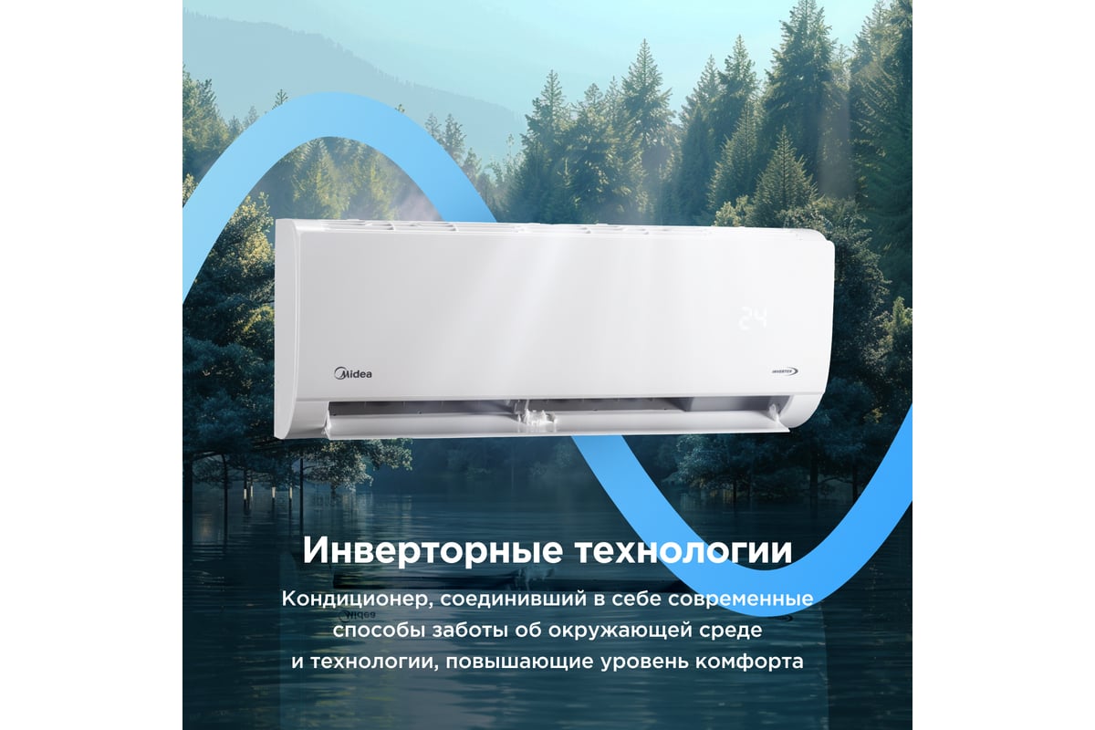 Сплит-система инверторного типа Midea с Wi-Fi контроллером MSFRW-18N8D0