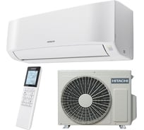 Инверторная сплит-система Hitachi серии Shiratama RAK-DJ25PHAE/RAC-DJ25PHAE (комплект) НС-1481213