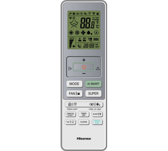 Инверторная сплит-система Hisense VISION PRO SUPERIOR DC Inverter AS-10UW4RXVQH00AG/AS-10UW4RXVQH00AW