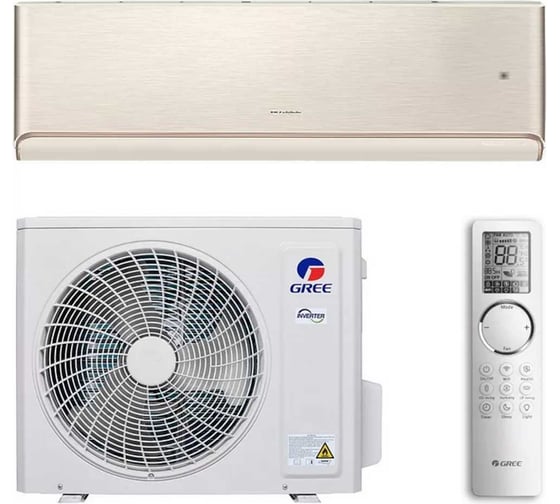 Настенная сплит-система Gree Airy Inverter R32 champagne GWH12AVCXD-K6DNA1A 1