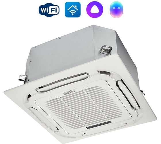 Комплект Ballu Machine BLC_C-18HN1_21Y (compact) полупромышленной сплит-системы, кассетного типа НС-1407540 1