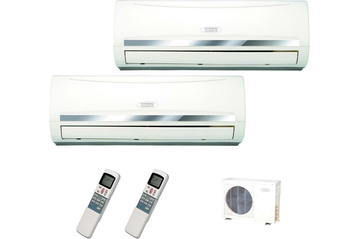 General Climate GC-M2A18HRN1 (GC-MA09HRN1х2/GU-M2A18HRN1) мульти сплит ...