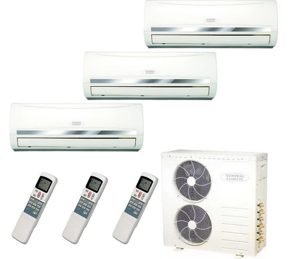General Climate GC-M3A27HRN1 (GC-MA09HRN1х3/GU-M3A27HRN1) мульти сплит-система