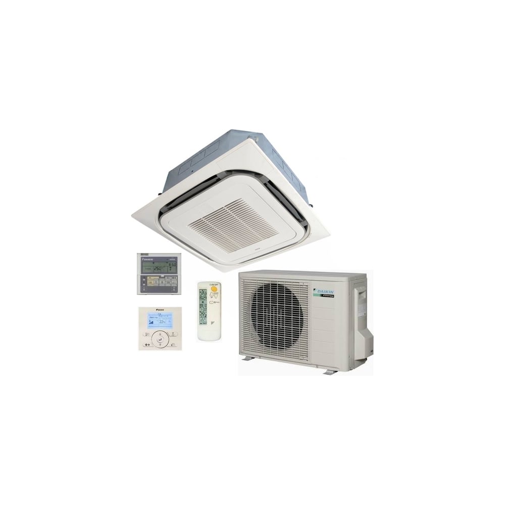 Daikin FCQ35C8/BYCQ140C/RXS35J кассетный кондиционер - купить по низкой ...