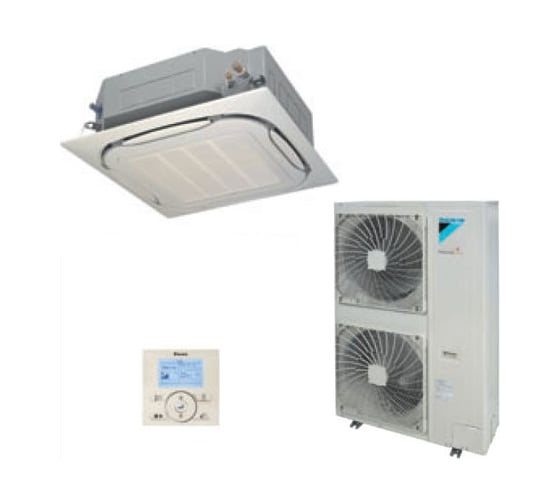 Daikin FCQG100E/BYCQ140C/RR100BV кассетный кондиционер