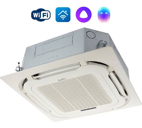 Комплект инверторной сплит-системы кассетного типа Ballu BLCI_A_C-48HN8_V3 НС-1685948