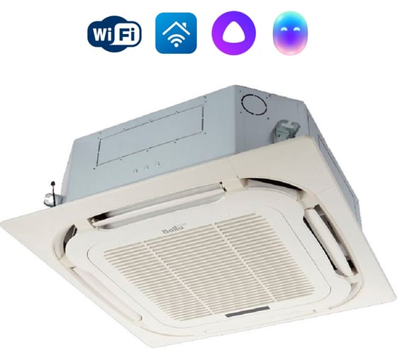 Комплект полупромышленной сплит-системы кассетного типа Ballu Machine BLC_C-48HN1_21Y НС-1407543