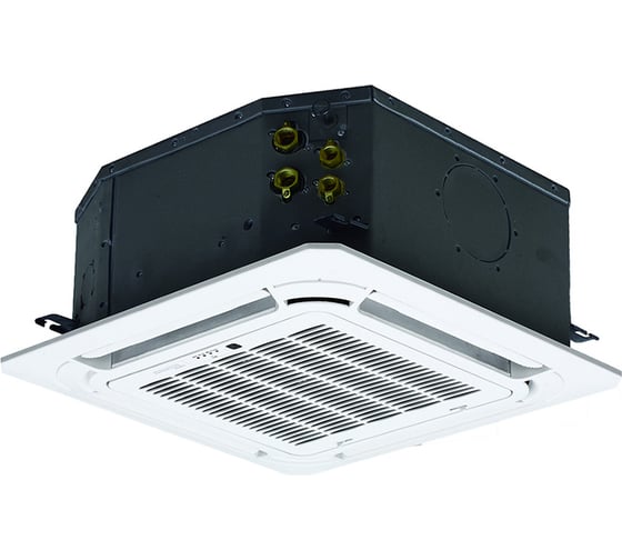 Фанкойл кассетный General Climate 4T GCKD-500S(i) (2.90, компакт., с датчиком и модулем NIM)/Панель T-MBQ4-03B4 для кассетных фанкойлов GCKD GCKD-500Si