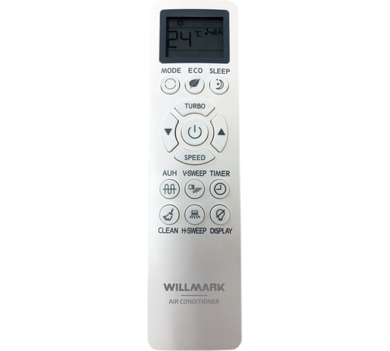 Кондиционер (сплит-система) Willmark ACS-07CH 7000BTU дисплей, режимы обогрев, осушение 3000136