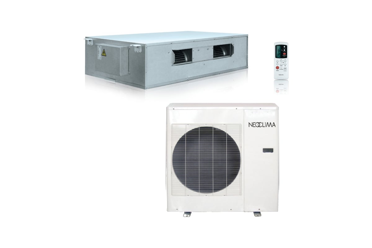 NeoClima NS-HA60D/NU-U60A8 канальный кондиционер - купить по низкой цене:  отзывы, фото, технические характеристики, установка, инструкция.