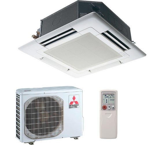 Mitsubishi Electric SLZ-KA25VA/MUZ-GC25VA кассетный кондиционер 1