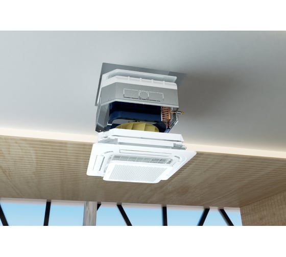 Сплит-система кассетного типа Hisense AUC-48HR4SKA/AUC-950R/AUW-48H6SE1