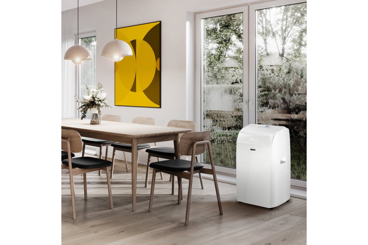 Мобильный кондиционер Zanussi ZACM-09 NY/N1 White НС-1474865