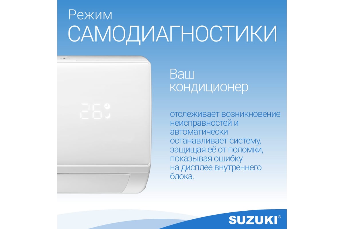 Кондиционер Настенная сплит-система SUZUKI SUSH-C099BE/SURH-C099BE - купить  по низкой цене | Настенная сплит-система SUZUKI SUSH-C099BE/SURH-C099BE с  установкой в Москве: отзывы, характеристики, инструкция, доставка по РФ.