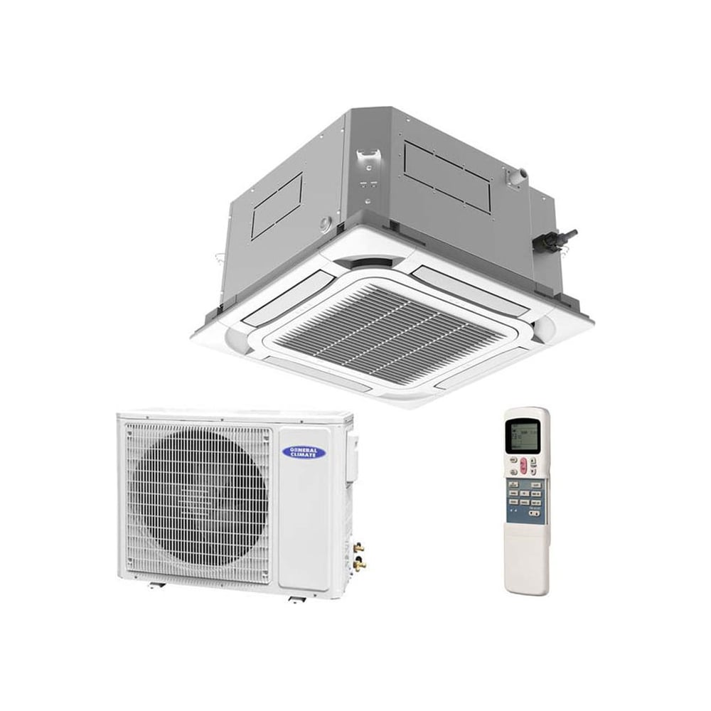 Компактная кассетная сплит-система General Climate GC-4C12HRN2(с)/GU ...