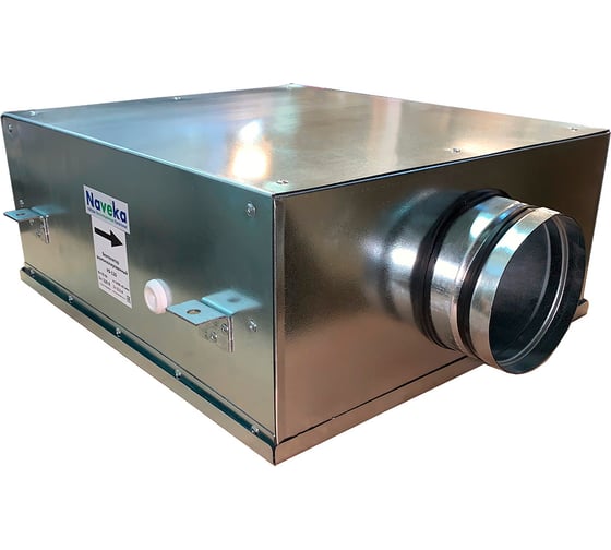 Круглый канальный вентилятор Naveka шумоизолированный vs(ac1)- 125(3d190) compact с 3-х скоростным переключателем УН-00009465