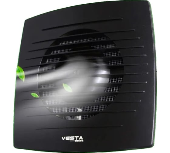 Вытяжной вентилятор Vesta Electric vesta-electric black ef-100 plus FLEF000000100PC