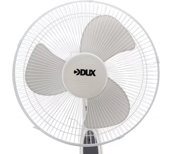 Напольный вентилятор с пультом и таймером DUX бело-серый 40 Вт, 220 V DX-18 60-0206