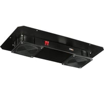 Вентиляторный блок TLK, 2 вентилятора с фильтром, BK TLК-FAN2-F-BK