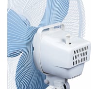 Напольный вентилятор SONNEN FS40-A104 Line, 45 Вт, 3 скоростных режима, белый/синий, 451034