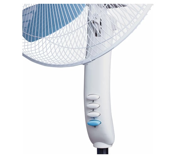 Напольный вентилятор SONNEN FS40-A104 Line, 45 Вт, 3 скоростных режима, белый/синий, 451034 2