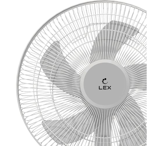 Напольный вентилятор LEX с ПДУ белый LXFC8344