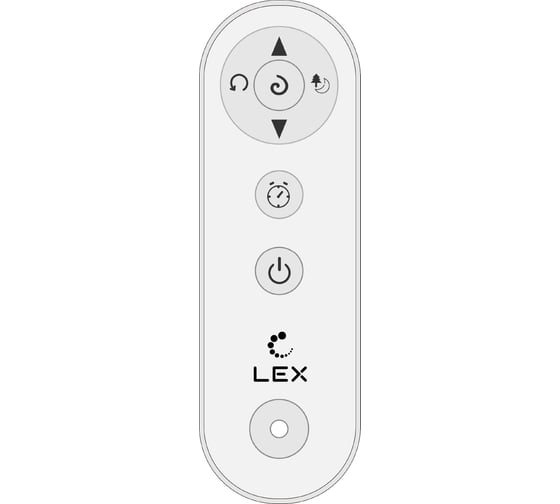 Напольный вентилятор LEX с ПДУ белый LXFC8344