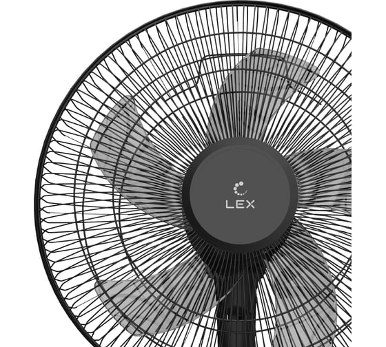 Напольный вентилятор LEX с ПДУ черный LXFC8345