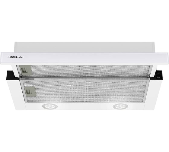 Кухонная вытяжка HOMSair flat 60 glass белый Flat 60 Glass White