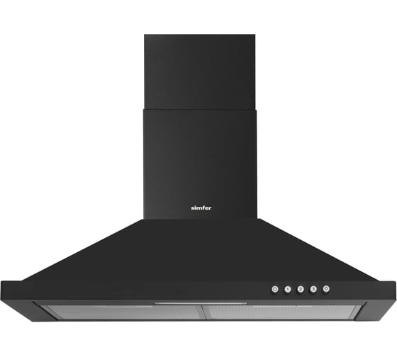 Кухонная вытяжка SImfer ширина 50 см, цвет черный SM52B