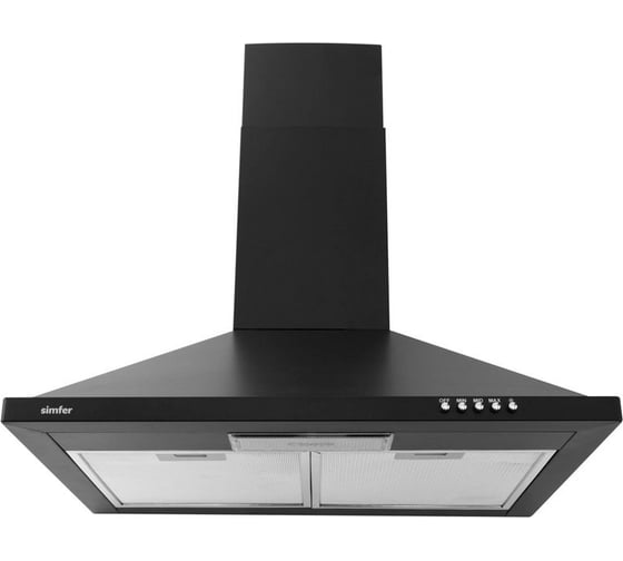 Кухонная вытяжка SImfer ширина 60 см, цвет черный SM62B1 1