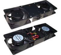 Блок 2-х вентиляторов TWT в крышу настенных шкафов Pro и Next CBW-FANB2 16102303