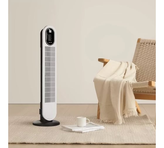 Вентилятор Deerma tower fan, power - 40w, room area - 25 m2, display, tim DEM-FD110W