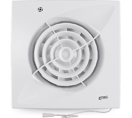 Вентилятор РВС 125 полярис энергосберегающий, 17 вт, 31 дб, 185 м3/ч, шнурковый выключатель 10220921