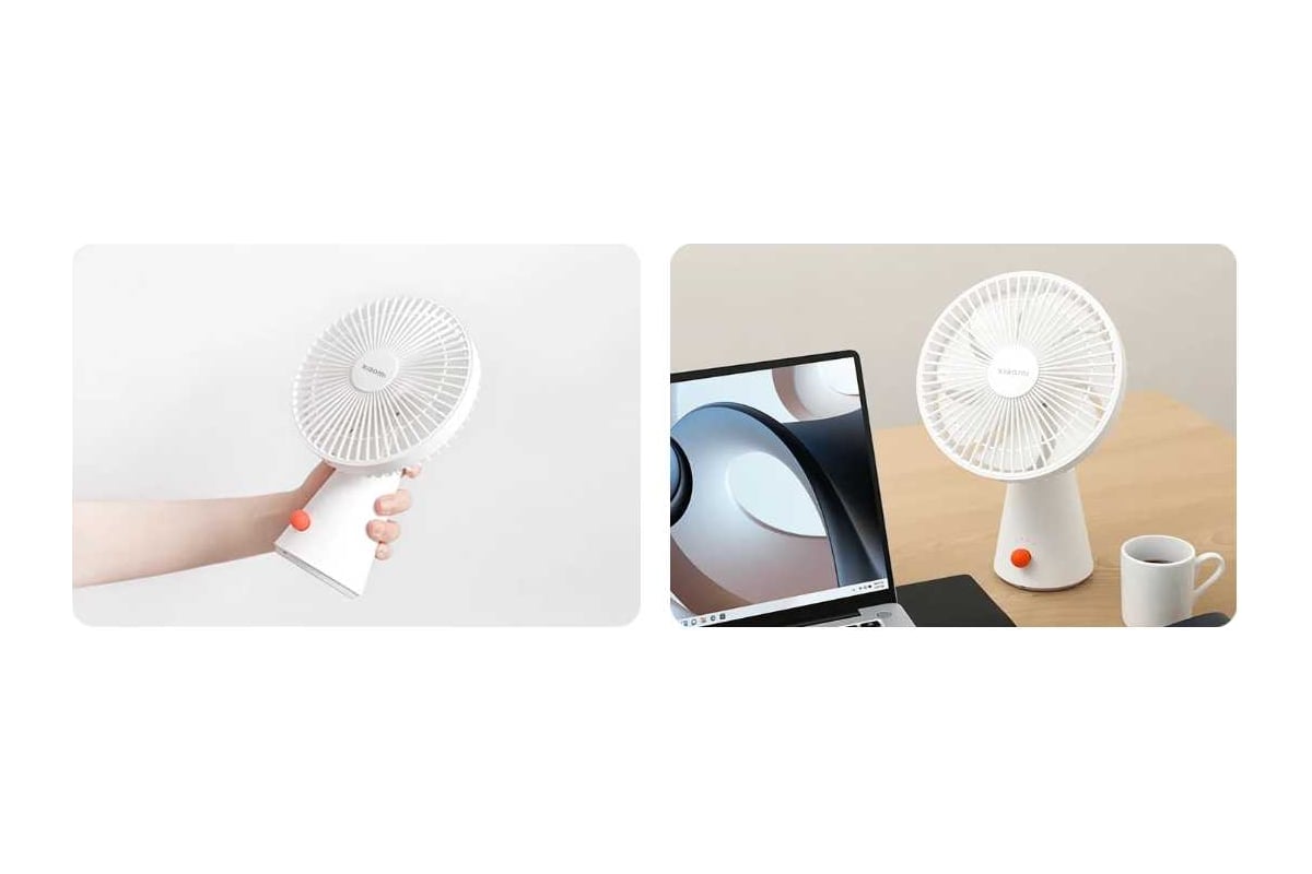 Вентилятор Xiaomi Rechargeable mini fan BHR6089GL - выгодная цена, отзывы,  характеристики, фото - купить в Москве и РФ