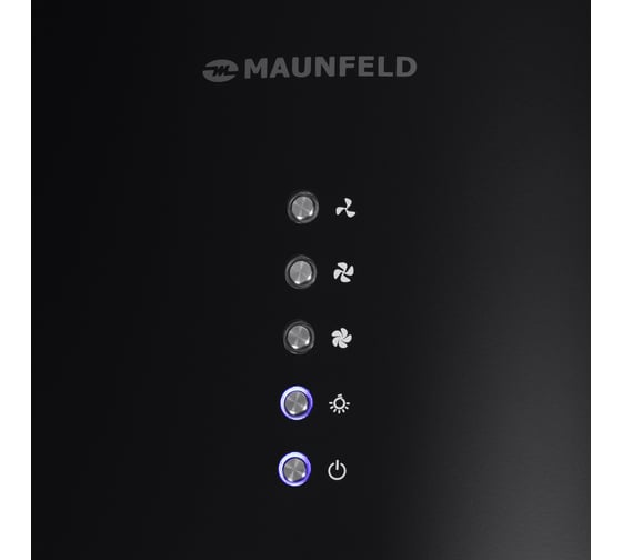 Кухонная вытяжка MAUNFELD  lee light isla 35 черный (в 1-й коробке) Lee Light Isla 35 Black