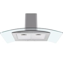 Кухонная вытяжка MAUNFELD ancona plusa 90 нержавеющая сталь\прозрачное стекло Ancona PlusA 90 Inox Glass Transparent