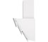 Кухонная вытяжка MAUNFELD cascada 60 белый CASCADA 60 Glass White 5