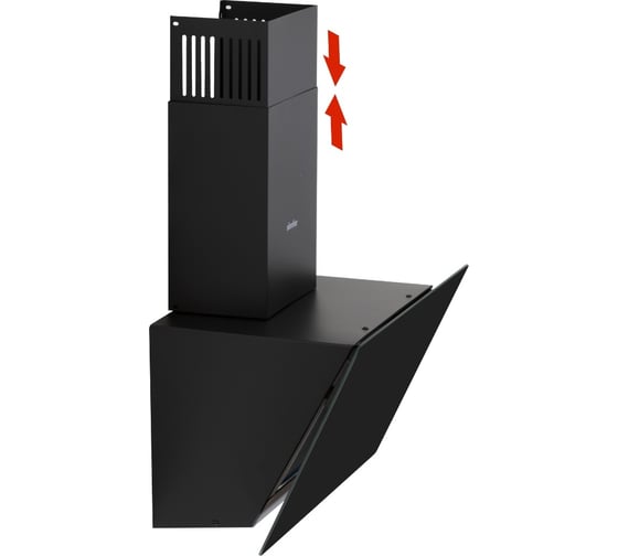 Наклонная вытяжка SImfer 50 см черный 8555SM