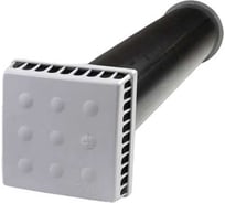 Приточный клапан ARIUS kiv quadro-125 1000 мм с теплошумоизоляцией и круглой наружной металлической решеткой 135503