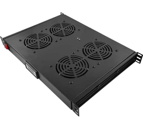 Модуль охлаждения 5Bites 4хFANS / LCD / THERMOSTAT / D=600-800 / 1U / 19" FM-17